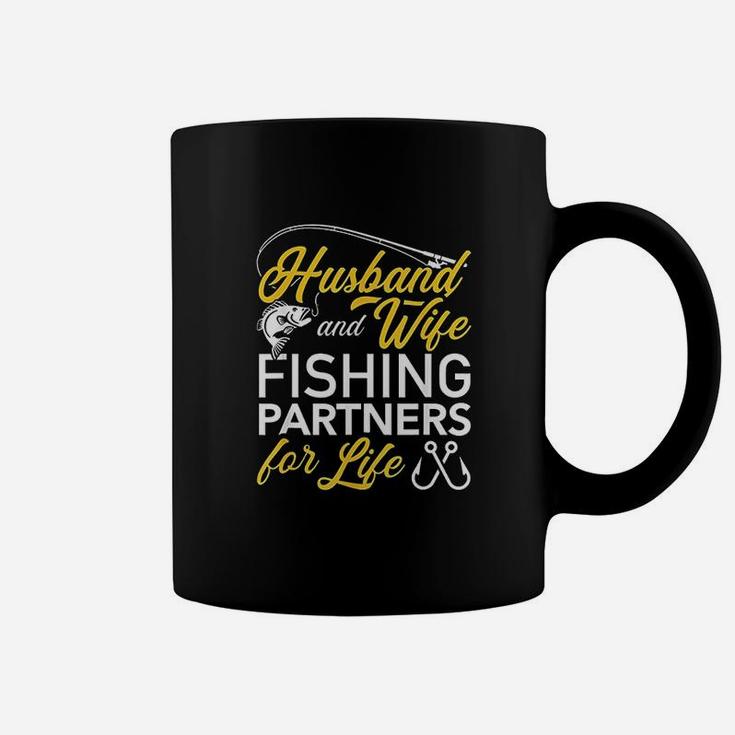 Husband And Wife Fishing Partners For Life Coffee Mug