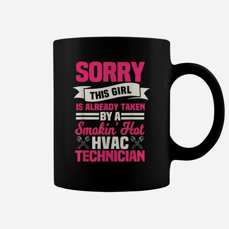 Hvac Technician Wife Mechanic Service Hvacr Tech Installer Coffee Mug