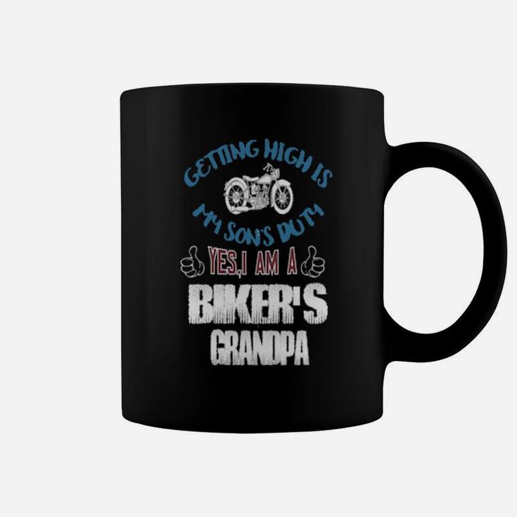 I Am A Biker's Grandpa Coffee Mug