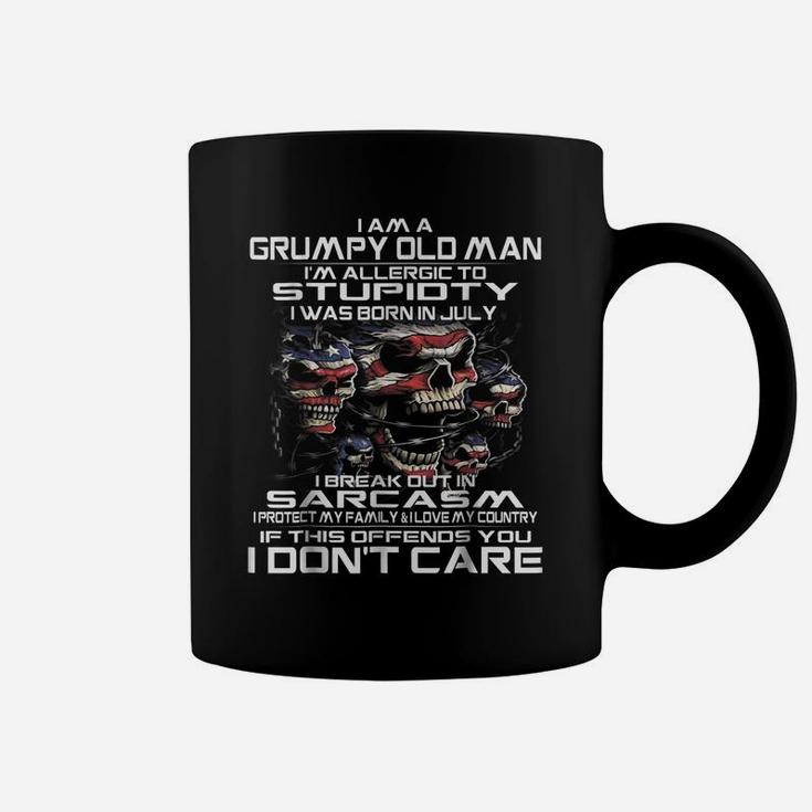 I Am A Grumpy Old Man I Was Born In July- July Coffee Mug