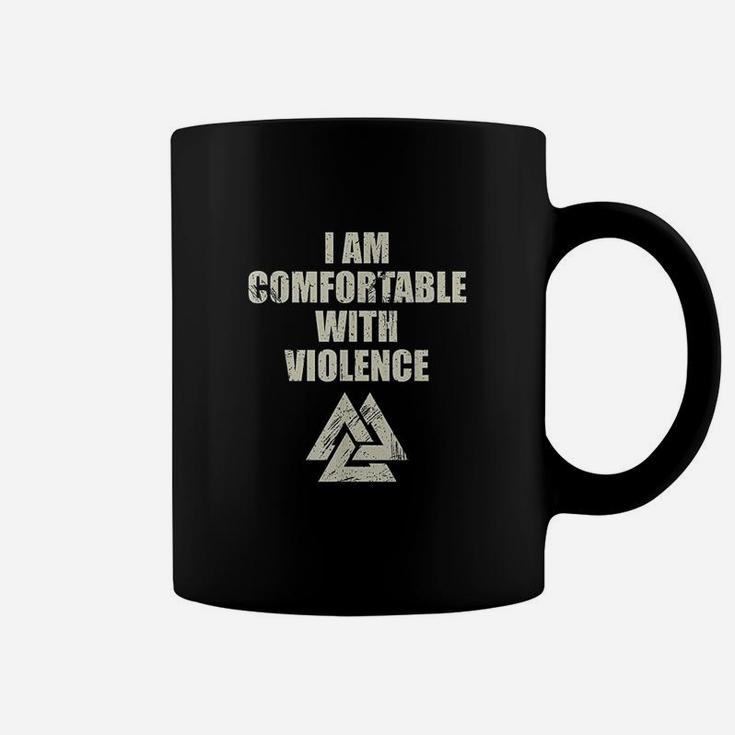 I Am Comfortable With Viking Coffee Mug