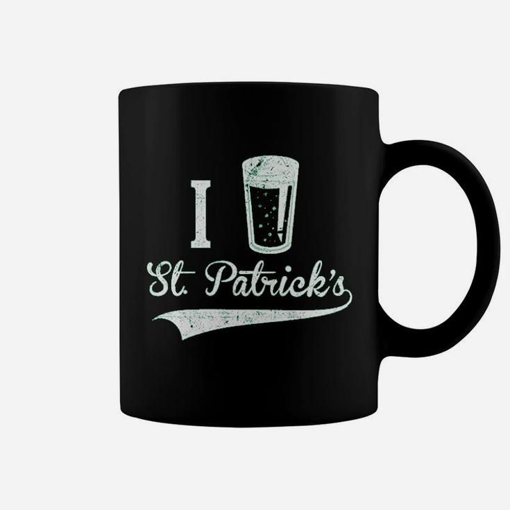 I Beer Saint Patricks Day Funny St Patty Drinking Shamrock Irish Coffee Mug