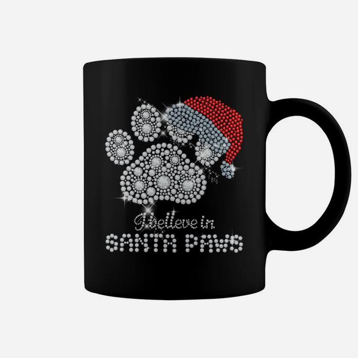 I Believe In Santa Paws Cat Dog Lovers Christmas Xmas Gift Coffee Mug
