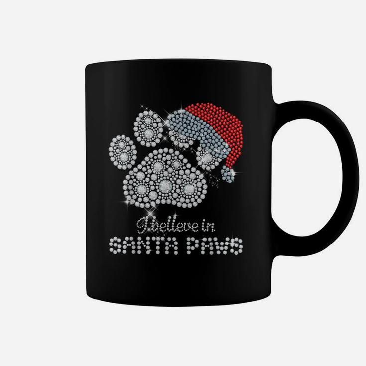 I Believe In Santa Paws Cat Dog Lovers Christmas Xmas Gift Coffee Mug