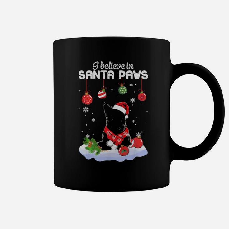 I Believe In Santa Paws Scottish Terrier Gift Coffee Mug
