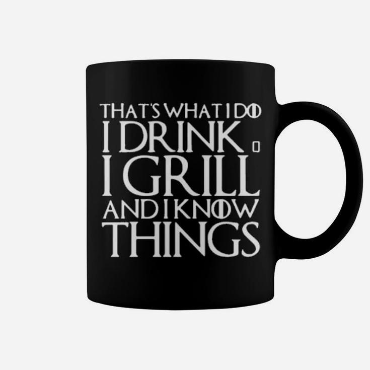 I Drink I Grill Coffee Mug