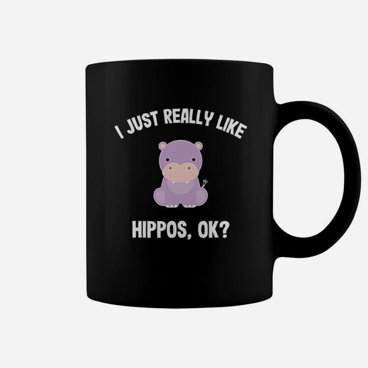 I Just Really Like Hippos Coffee Mug