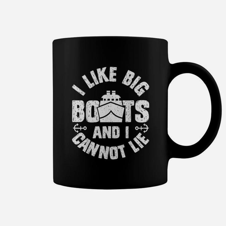I Like Big Boats And I Cannot Lie Funny Cruise Ship Men Gift Coffee Mug