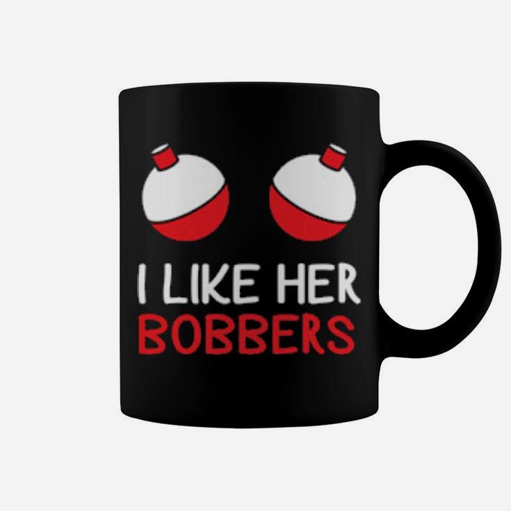 I Like Her Bobbers Fishing For Him Valentine Coffee Mug