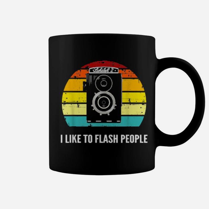 I Like To Flash People Old Film Camera Enthusiast Coffee Mug