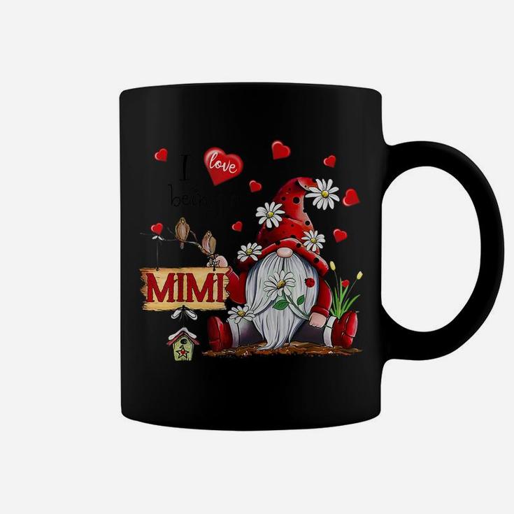 I Love Being A Mimi Gnome Valentine's Day Grandma Funny Gift Coffee Mug