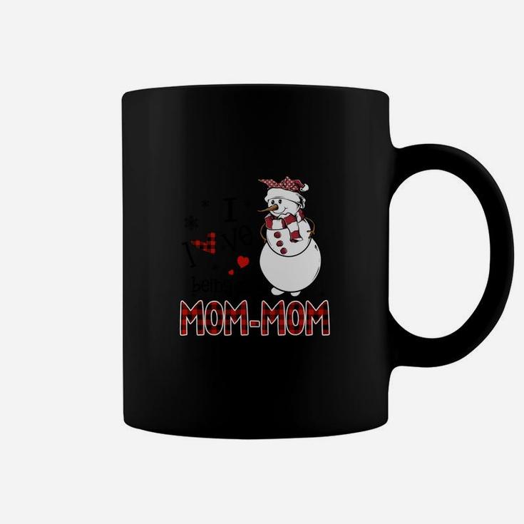 I Love Being A Mom-Mom Snowman - Christmas Gift Sweatshirt Coffee Mug