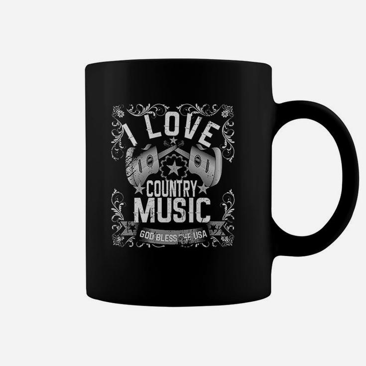 I Love Country Music Coffee Mug