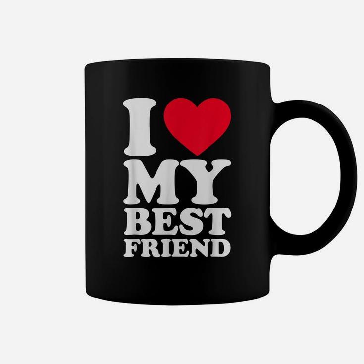 I Love My Best Friend Shirt I Heart My Best Friend Shirt Bff Coffee Mug