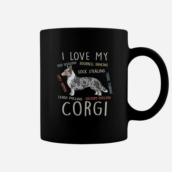 I Love My Cardigan Welsh Corgi Dog Mom Dad Funny Cute Gift Coffee Mug