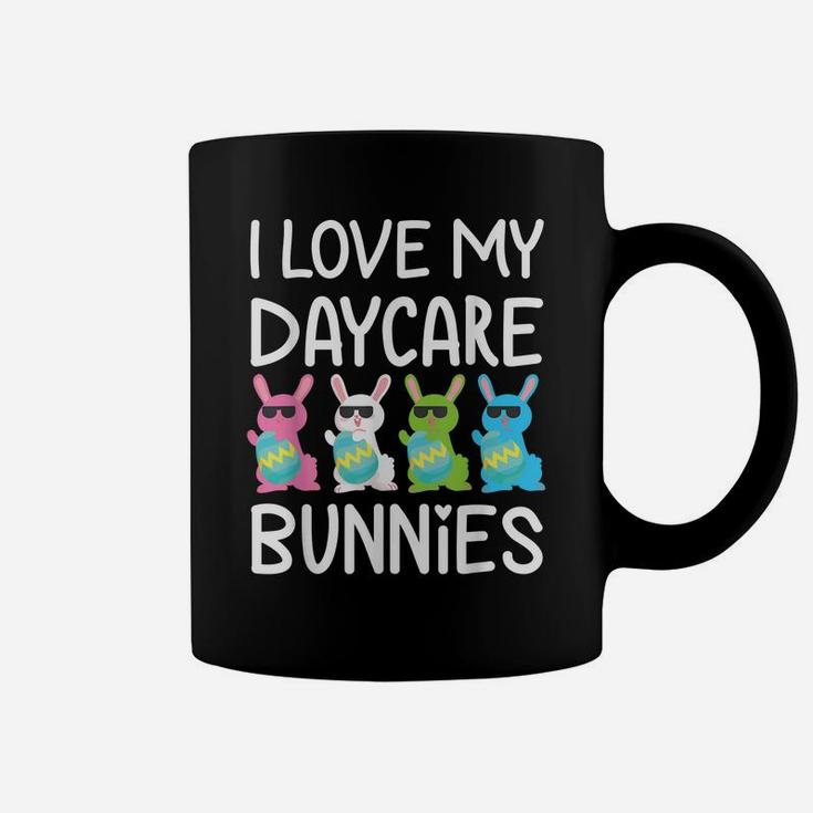 I Love My Daycare Bunnies Cute Teacher Easter Day Coffee Mug