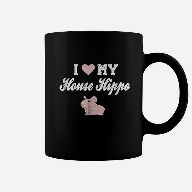 I Love My House Hippo Coffee Mug