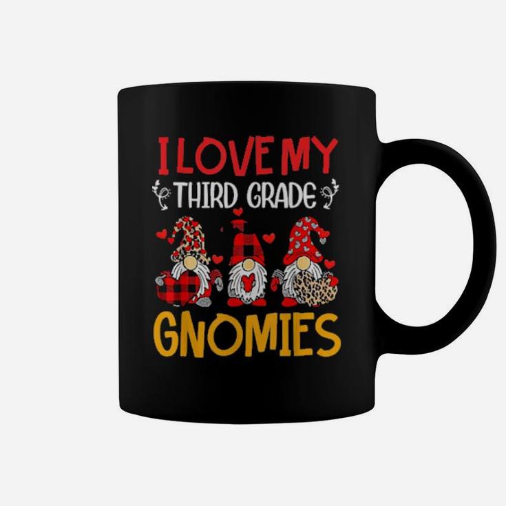 I Love My Third Grade Gnomies Valentine Heart Teacher Coffee Mug