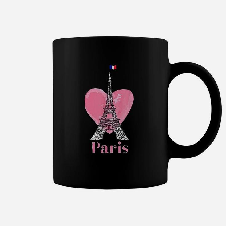 I Love Paris  Eiffel Tower France Coffee Mug