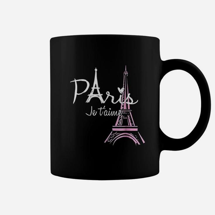 I Love Paris Eiffel Tower France Coffee Mug