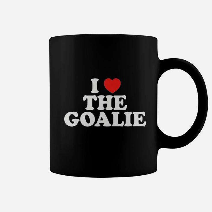 I Love The Goalie Heart Soccer Hockey Sport Goalie Coffee Mug