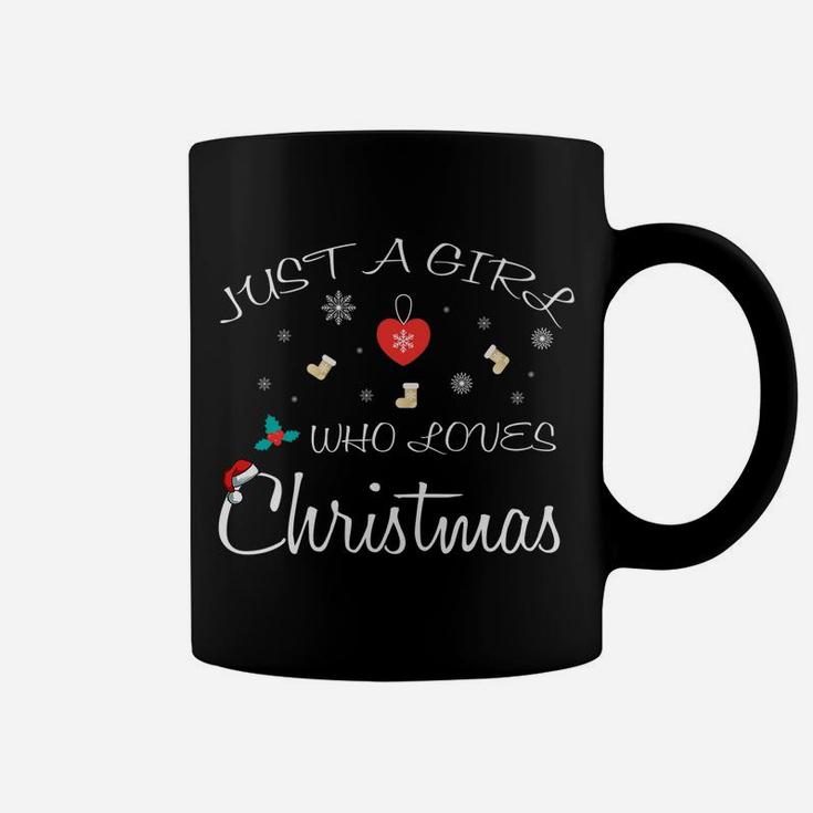 I Love Xmas Girls Christmas Trendy Gift Coffee Mug
