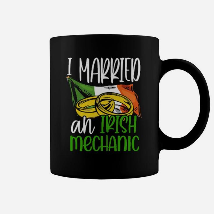 I Married An Irish Mechanic Wedding For Wife Husband Coffee Mug
