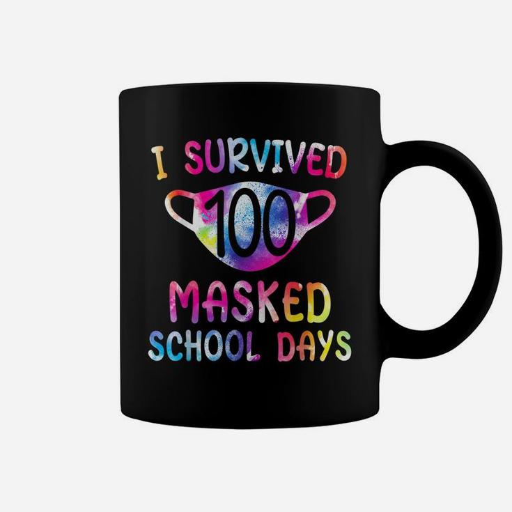 I Survived 100 Masked School Days For Kids Student Teacher Coffee Mug