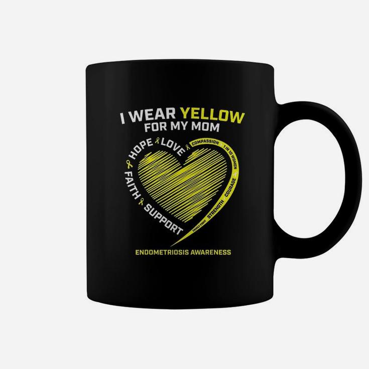 I Wear Yellow For My Mom Coffee Mug