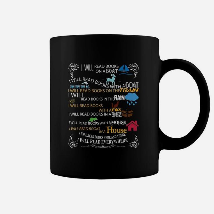 I Will Read Books On A Boat And Everywhere Reading Coffee Mug