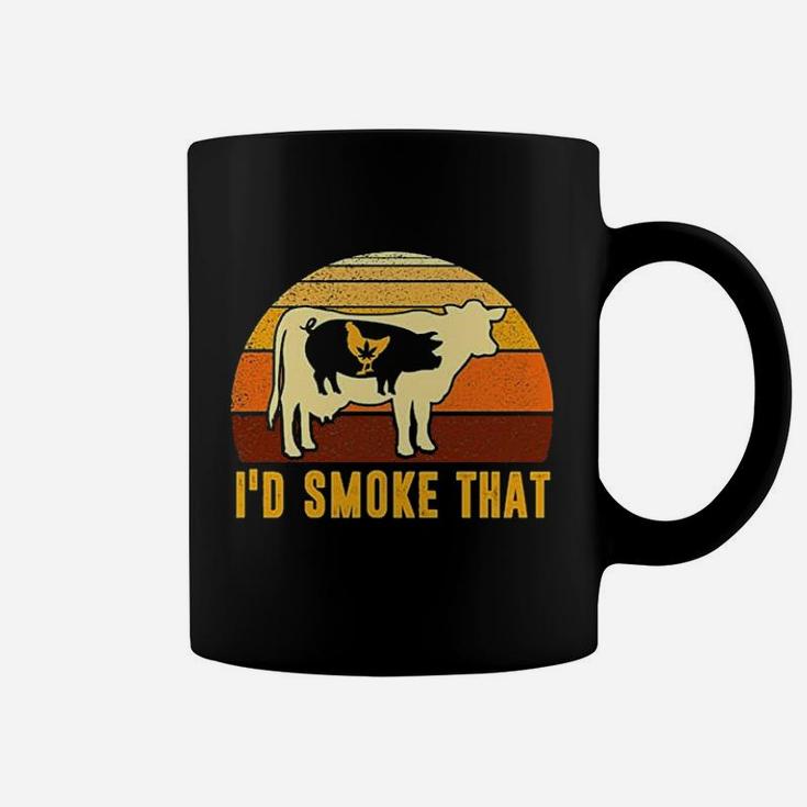 I Would Smok That Vintage Funny Bbq Grilling Party Coffee Mug