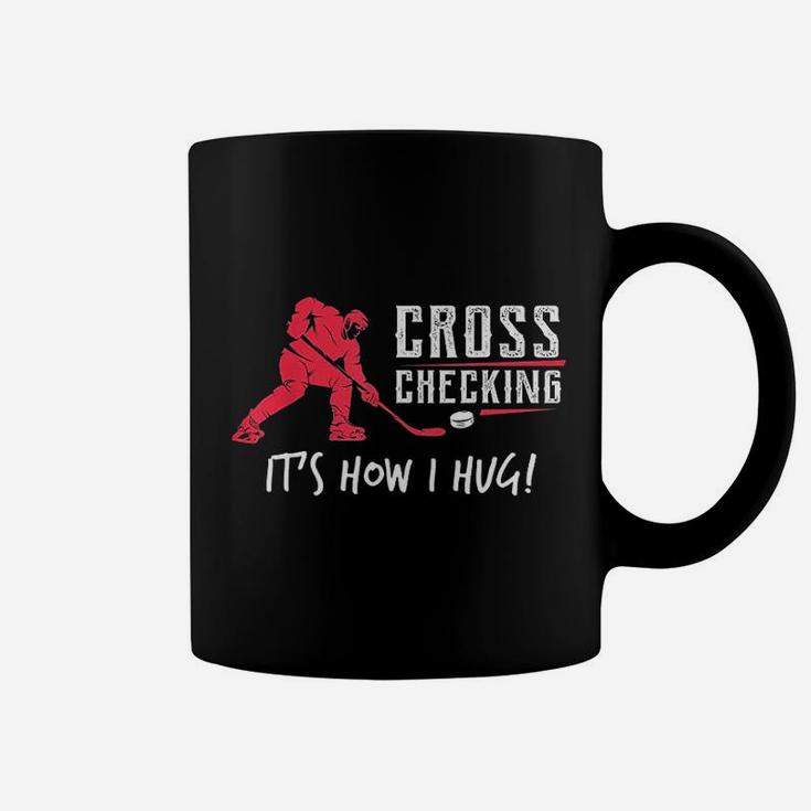 Ice Hockey Cross Checking Coffee Mug