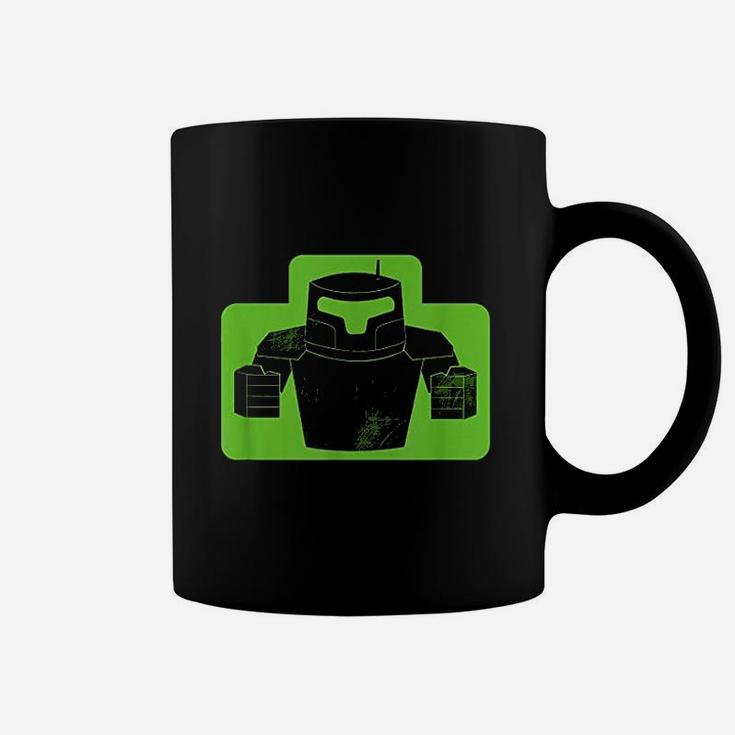 Iconic Twin Fisted Robot Ready To Fight A Battle Coffee Mug