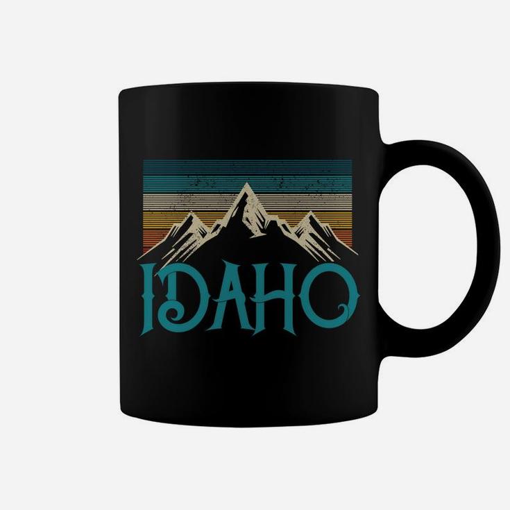 Idaho Vintage Mountains Nature Hiking Pride Souvenirs Gift Coffee Mug