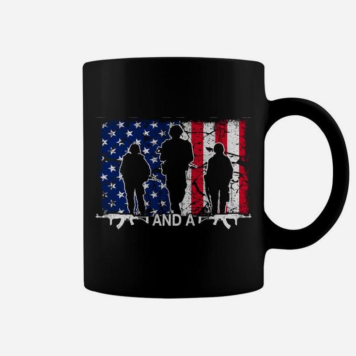 I'm A Dad Papa And A Veteran  For Dad Father's Day Coffee Mug