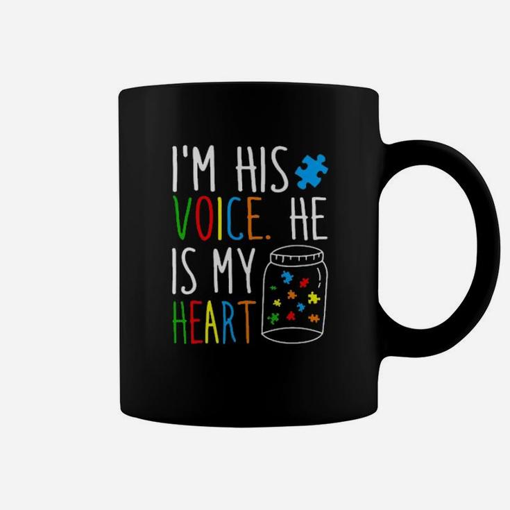 I'm His Voice He Is My Heart Coffee Mug
