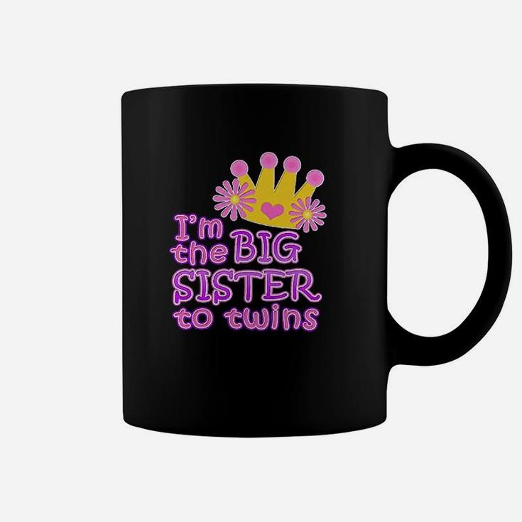 Im The Big Sister To Twins Coffee Mug