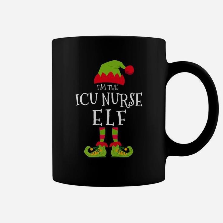 I'm The Icu Nurse Elf Funny Matching Christmas Costume Coffee Mug