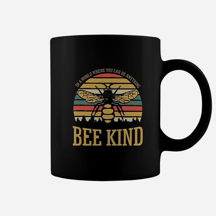 In A World Where You Can Be Anything Bee Kind Vintage Coffee Mug