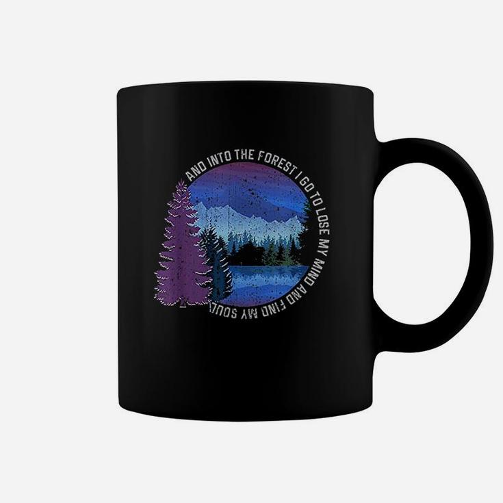 Into The Forest I Go Nature Hiking Camping Gift Outdoors Coffee Mug