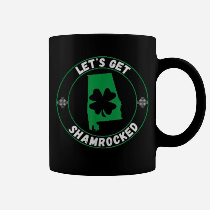 Irish American Alabama Map St Patricks Day Costume Coffee Mug