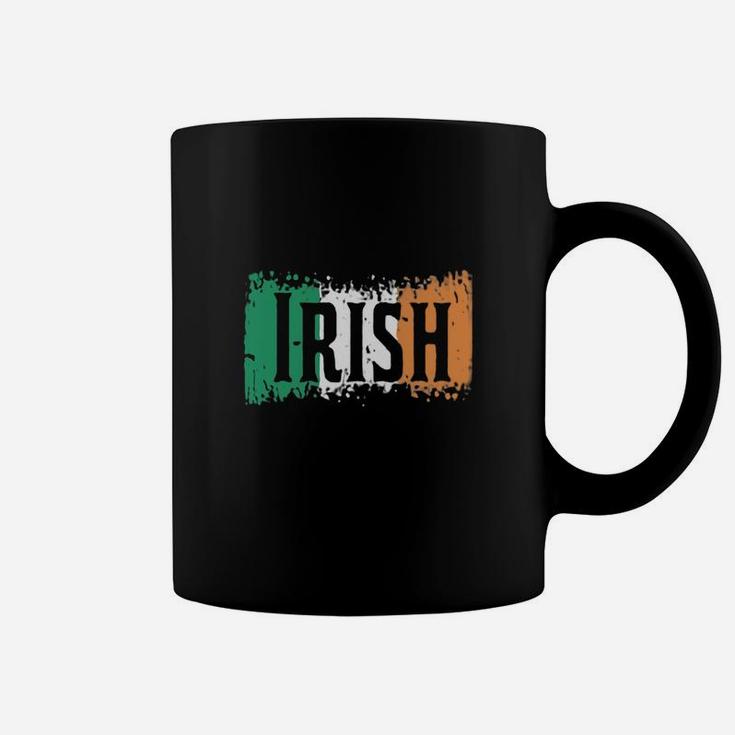 Irish Flag With Irish Coffee Mug