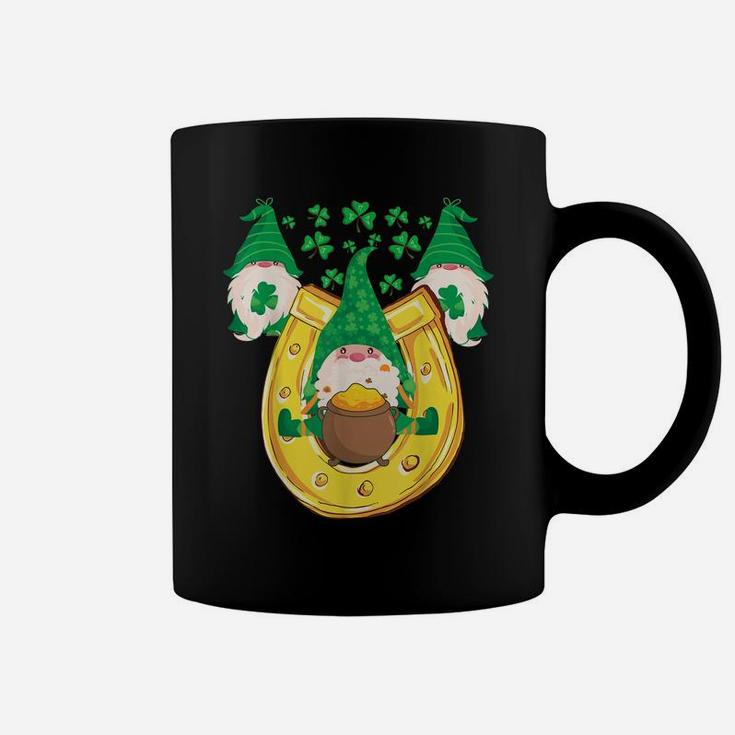 Irish Gnome Green Shamrock Leprechaun Lucky St Patricks Day Coffee Mug
