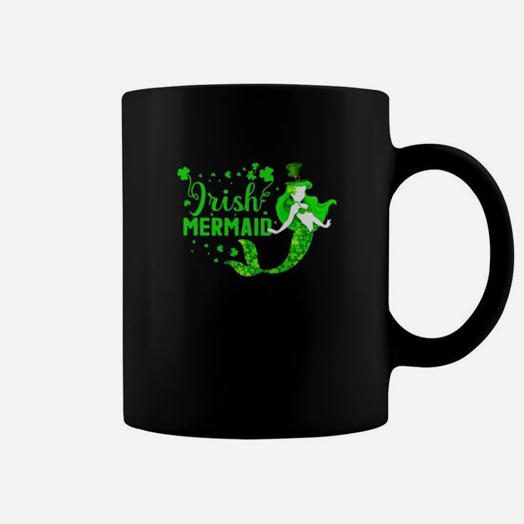 Irish Mermaid St Patrick's Day Coffee Mug