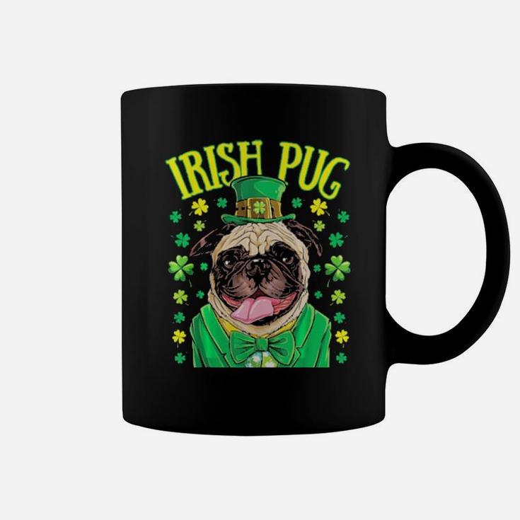 Irish Pug Leprechaun  St Patricks Day Boys Dog Lover Coffee Mug