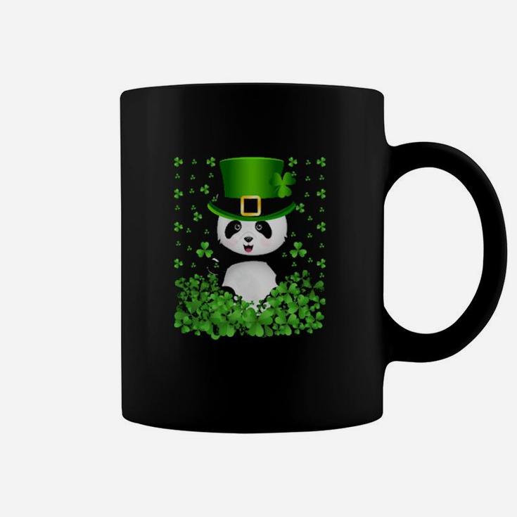 Irish Shamrock Leprechaun Panda St Patricks Day Coffee Mug