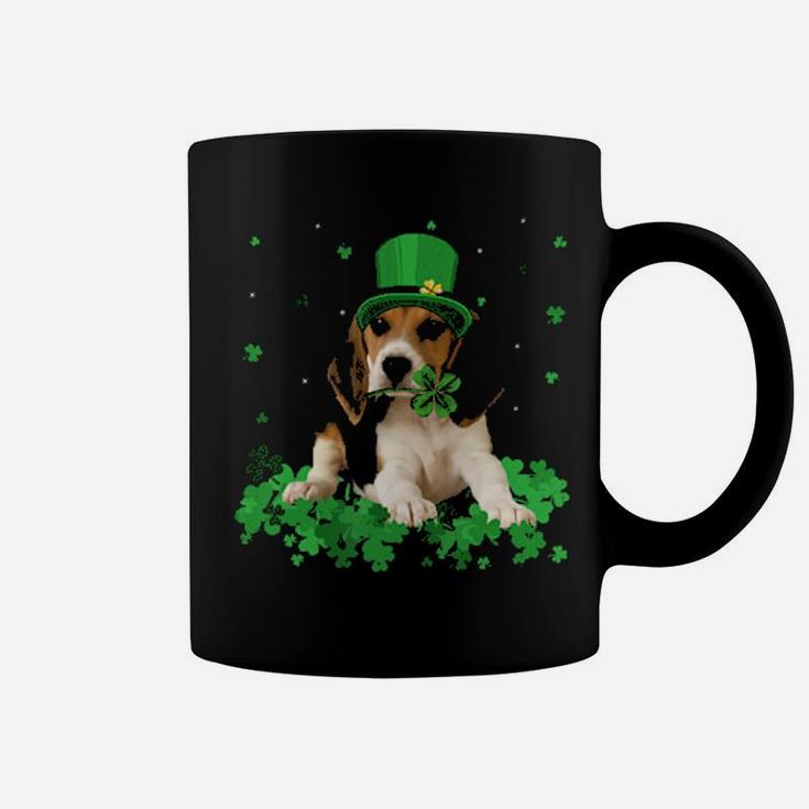 Irish Shamrock St Patrick's Day Beagle Cool Coffee Mug
