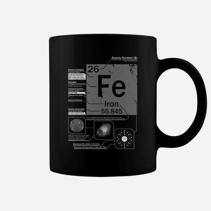 Iron Fe Element | Atomic Number 26 Science Chemistry Coffee Mug