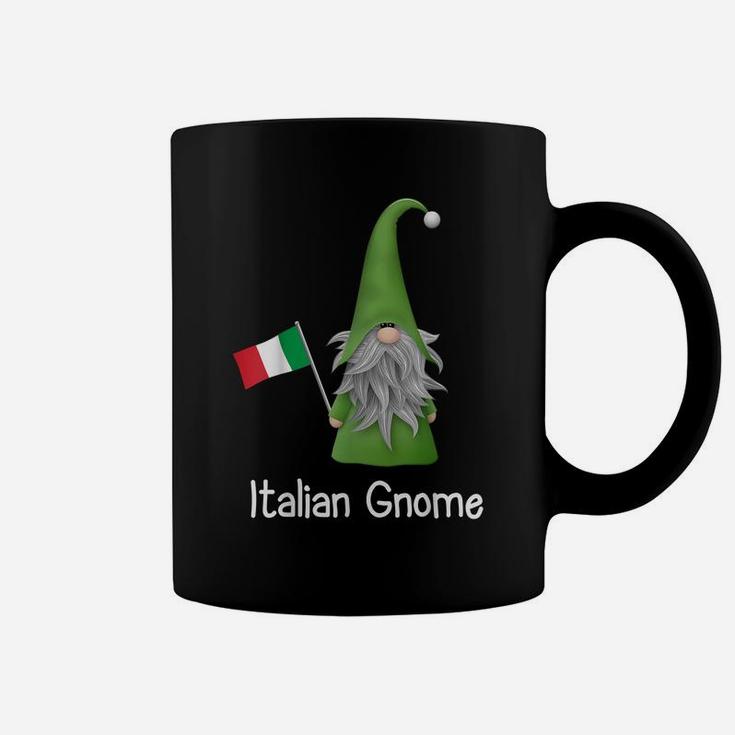 Italian Gnome Holding The Flag Of Italy Coffee Mug
