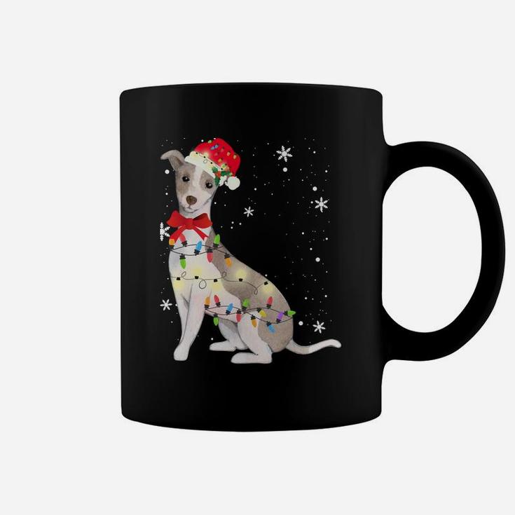 Italian Greyhound Dog Christmas Light Xmas Mom Dad Gifts Sweatshirt Coffee Mug